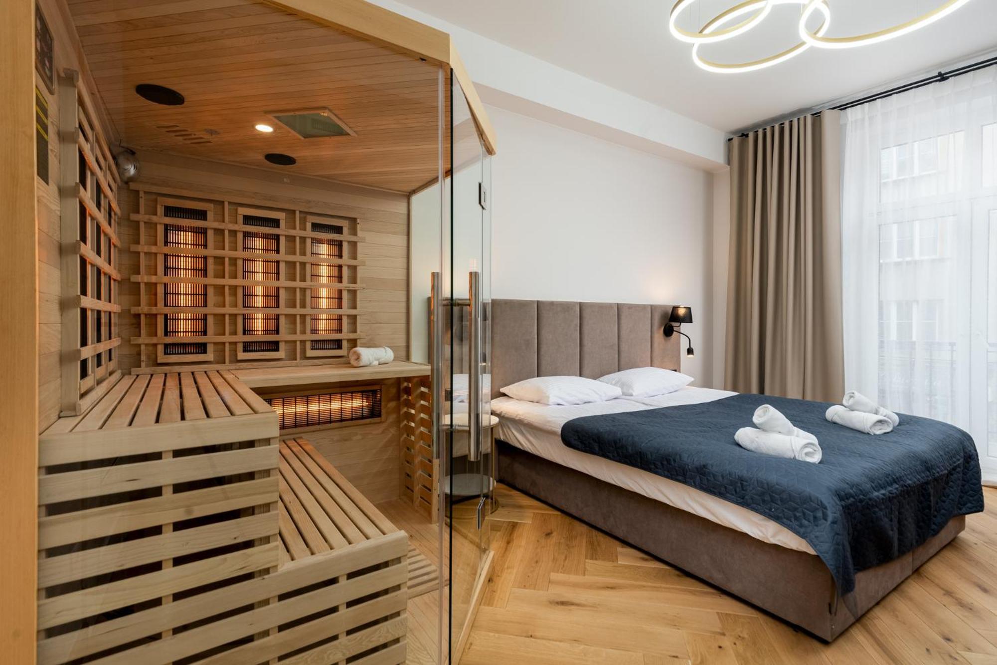 Spa Bedrooms With Sauna&Bath And Free Parking Краків Екстер'єр фото