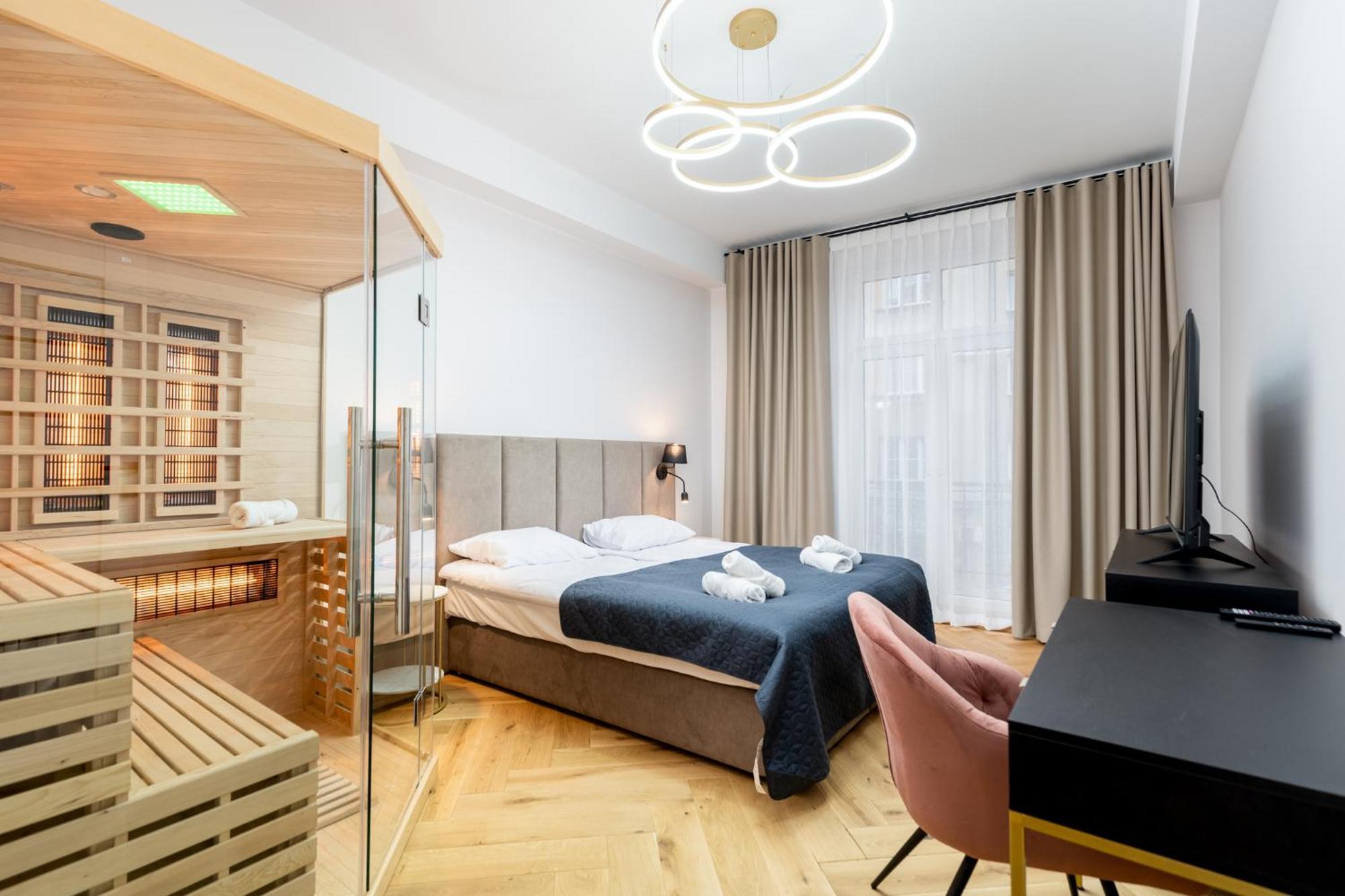 Spa Bedrooms With Sauna&Bath And Free Parking Краків Екстер'єр фото